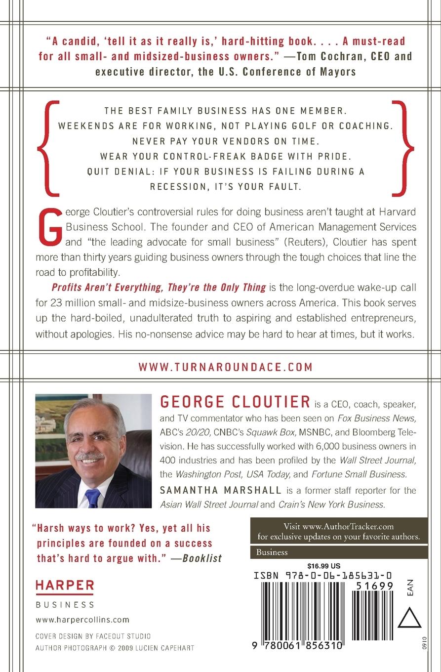 Rückseitencover Profits Aren't Everything, They're the Only Thing