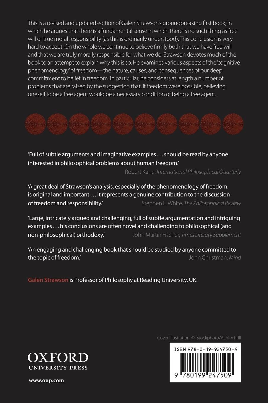 Rückseitencover Freedom and Belief