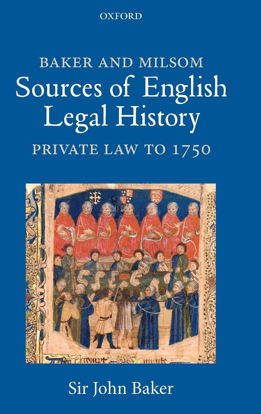 Vorderes Coverbild Baker and Milsom's Sources of English Legal History