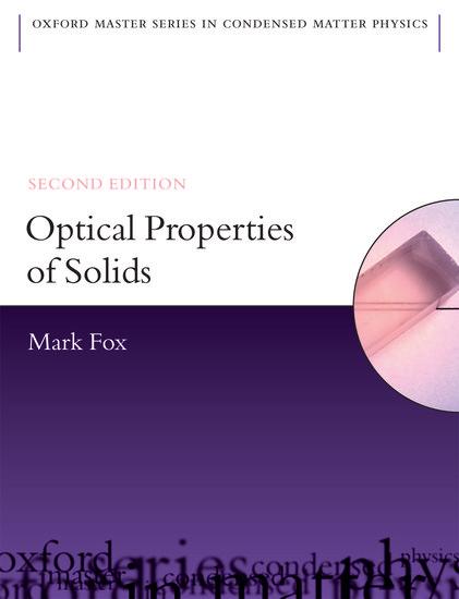 Vorderes Coverbild Optical Properties of Solids