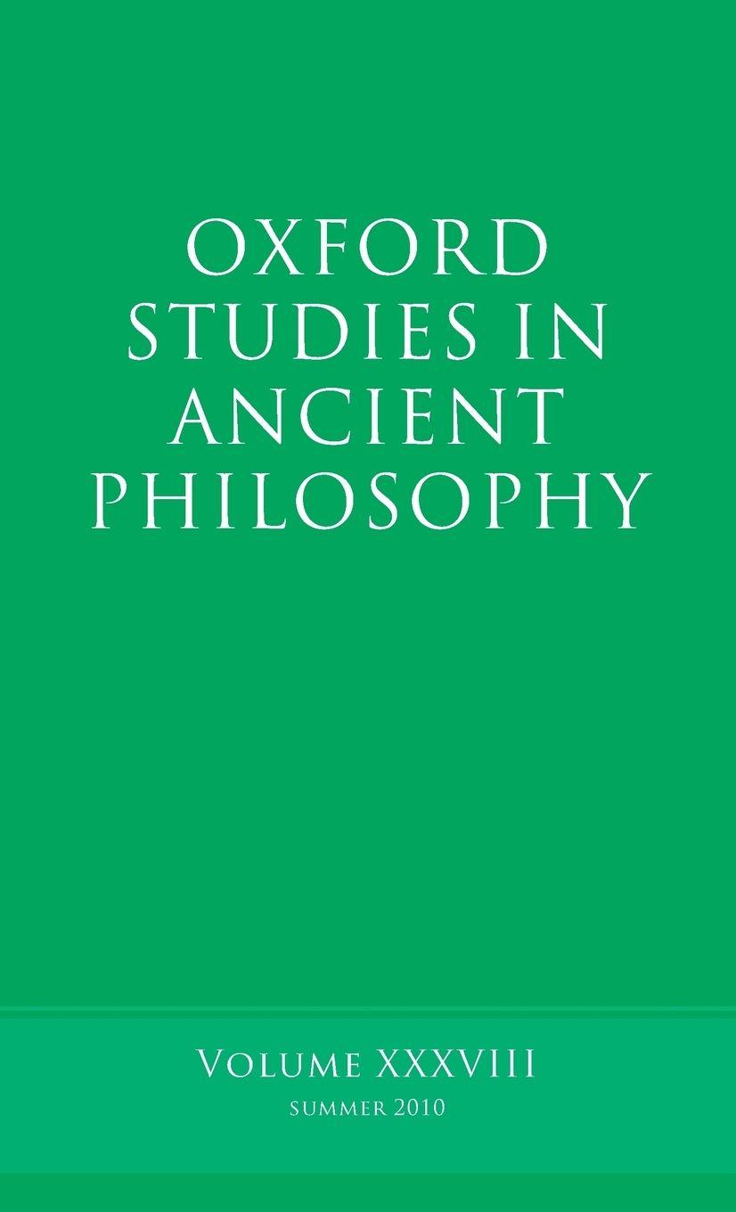 Vorderes Coverbild Oxford Studies in Ancient Philosophy