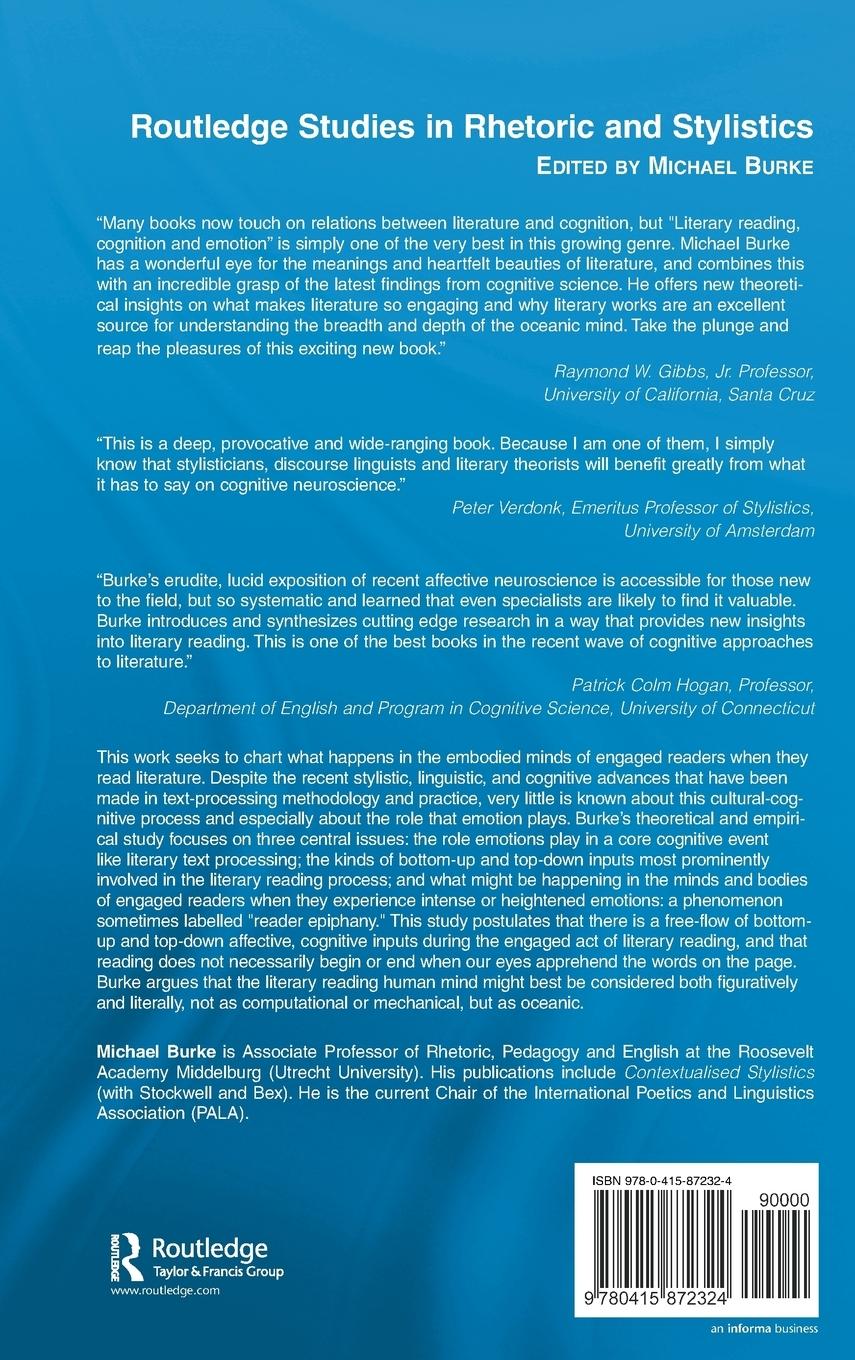 Rückseitencover Literary Reading, Cognition and Emotion