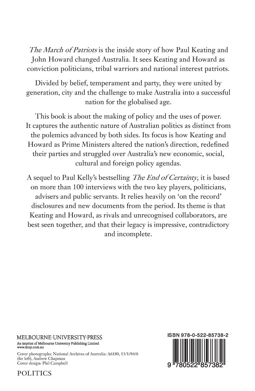 Rückseitencover The March of Patriots