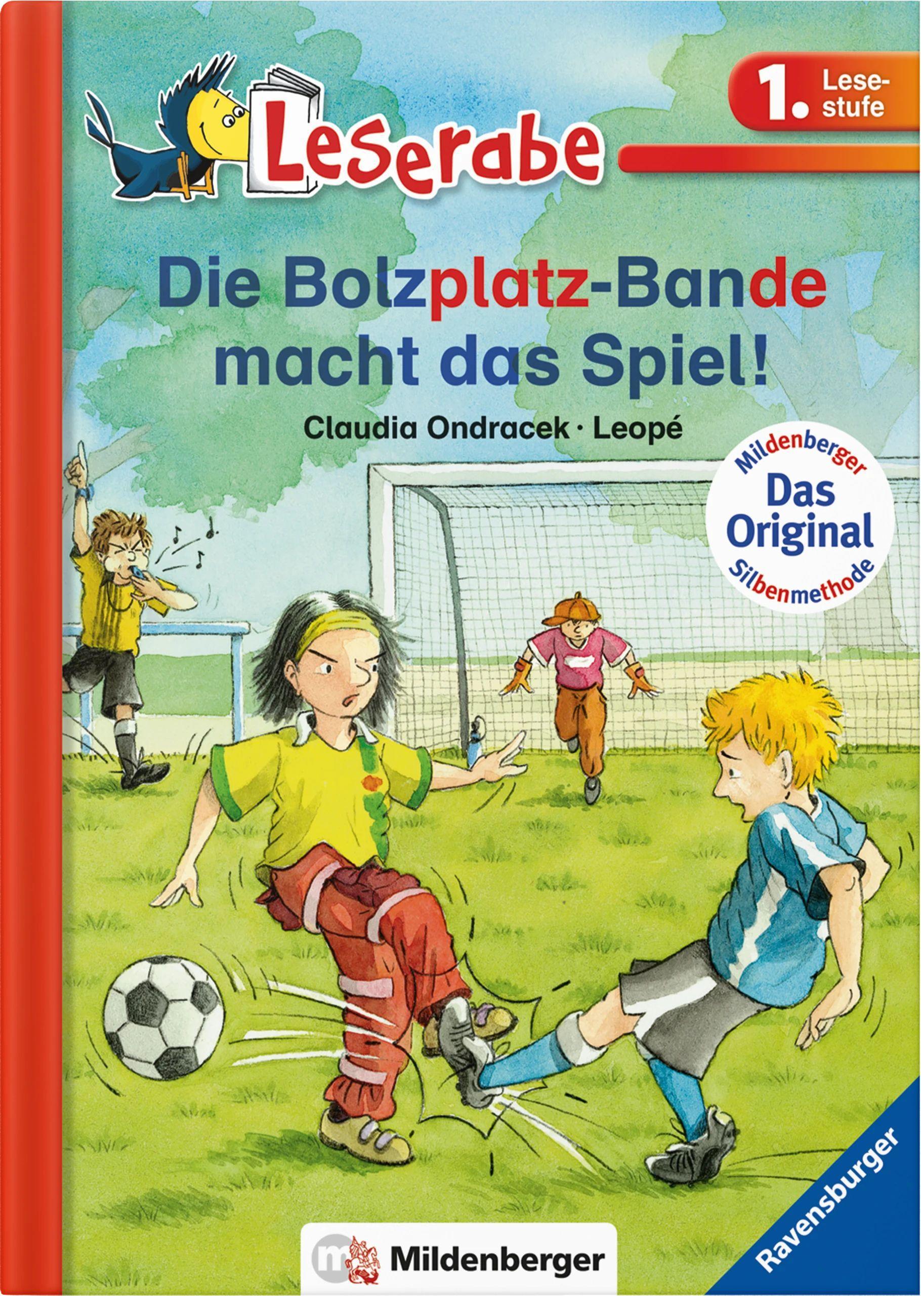 Vorderes Coverbild Leserabe - Die Bolzplatzbande macht das Spiel!