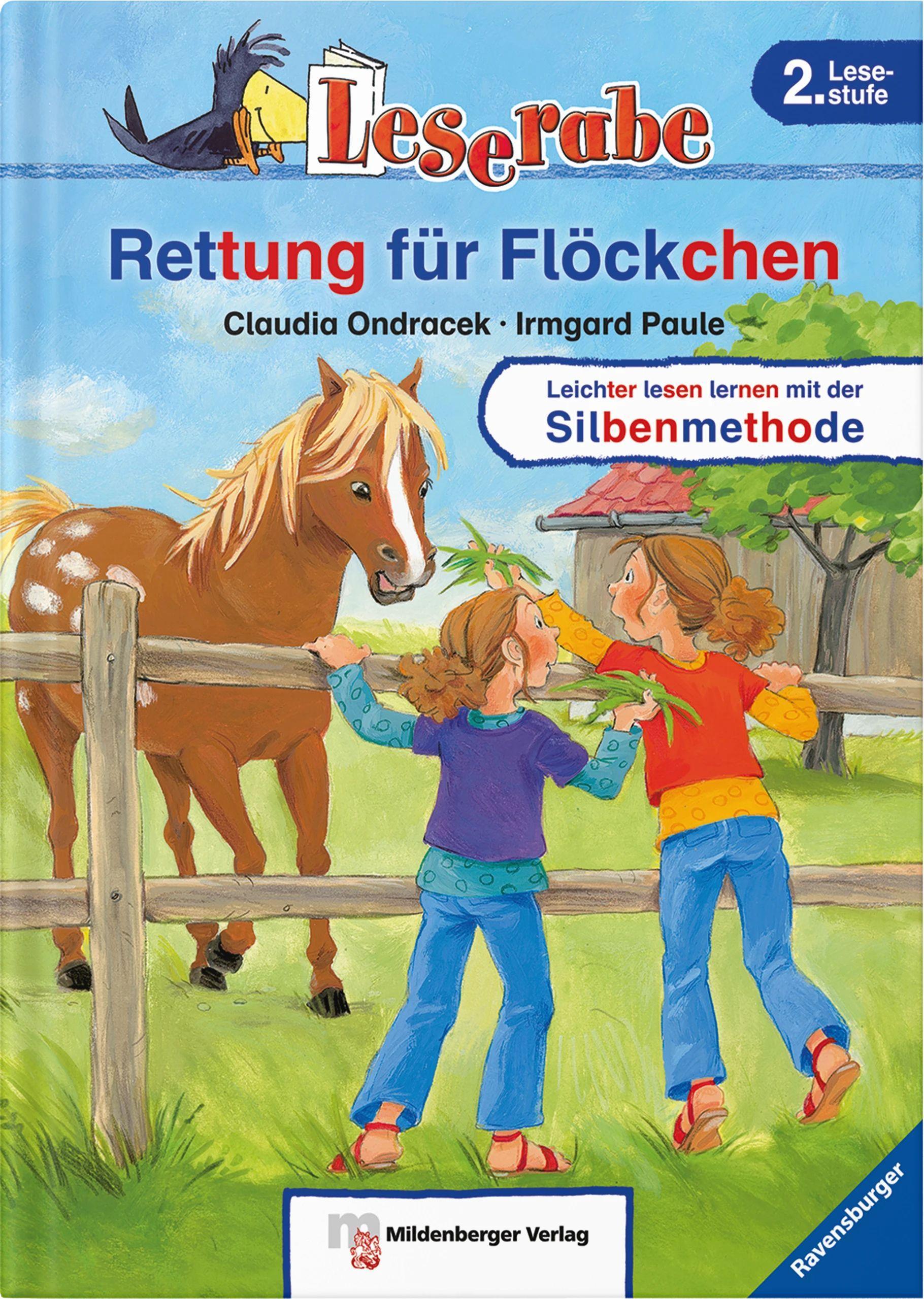Vorderes Coverbild Leserabe - Rettung für Flöckchen