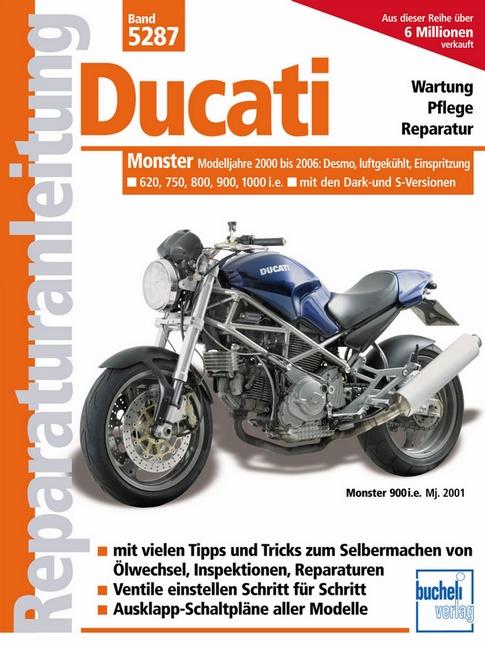 Vorderes Coverbild Ducati Monster ab 2000, Einspritzer, luftgekühlt