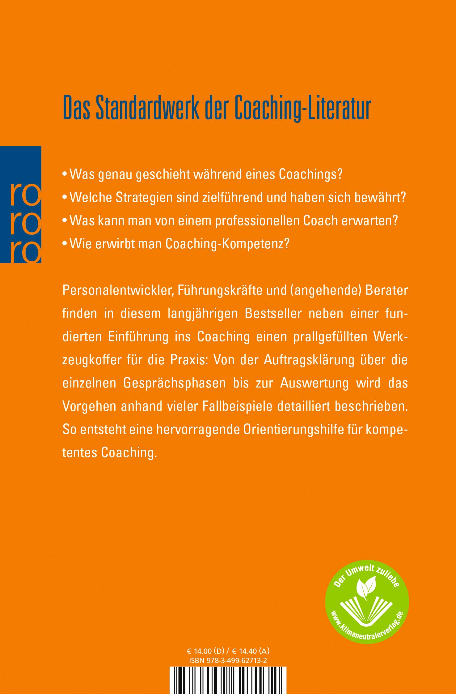 Rückseitencover Coaching: Miteinander Ziele erreichen