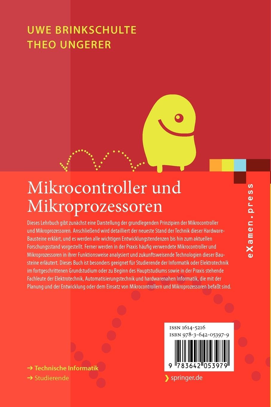 Rückseitencover Mikrocontroller und Mikroprozessoren