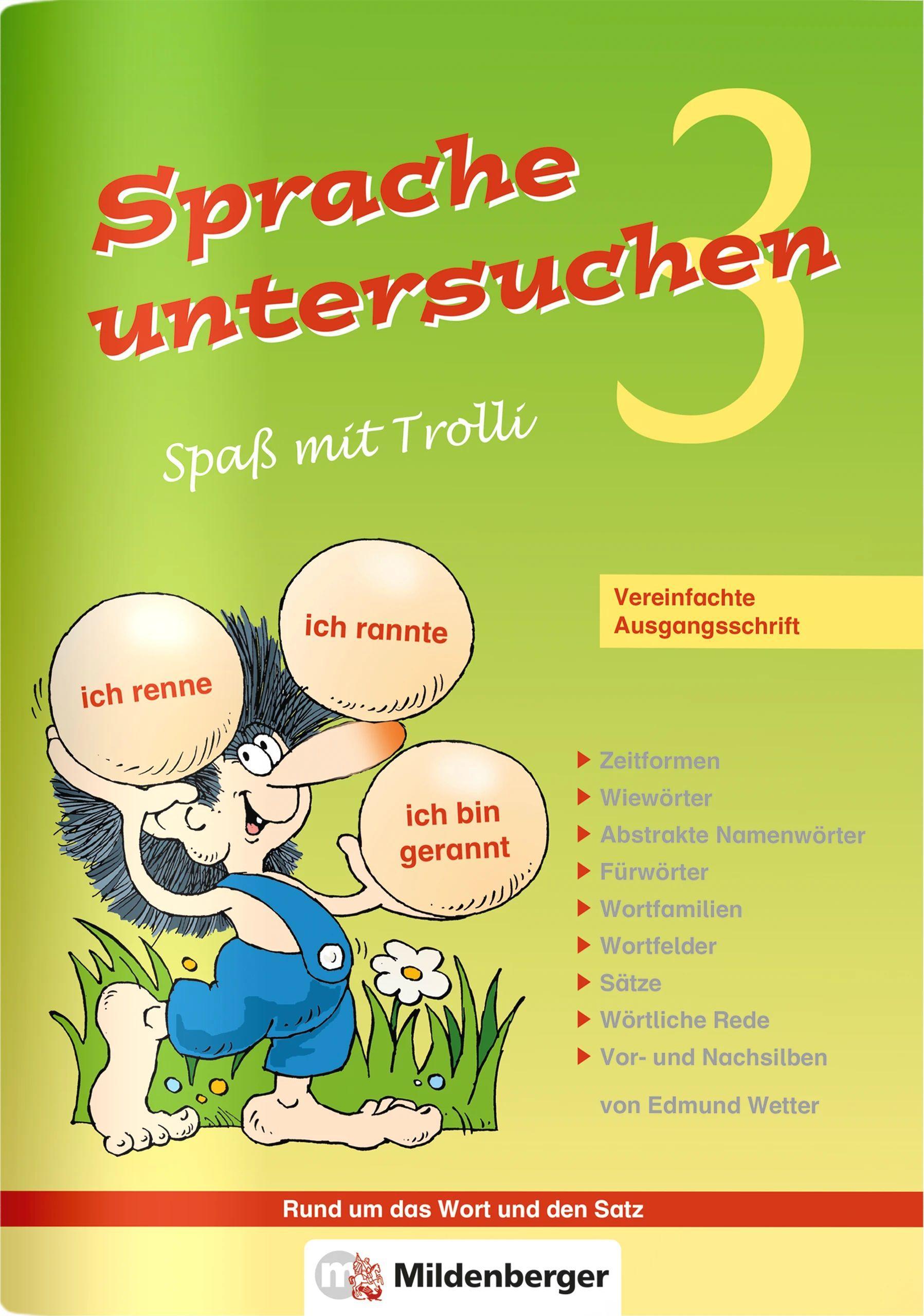 Vorderes Coverbild Sprache untersuchen - Spaß mit Trolli 3