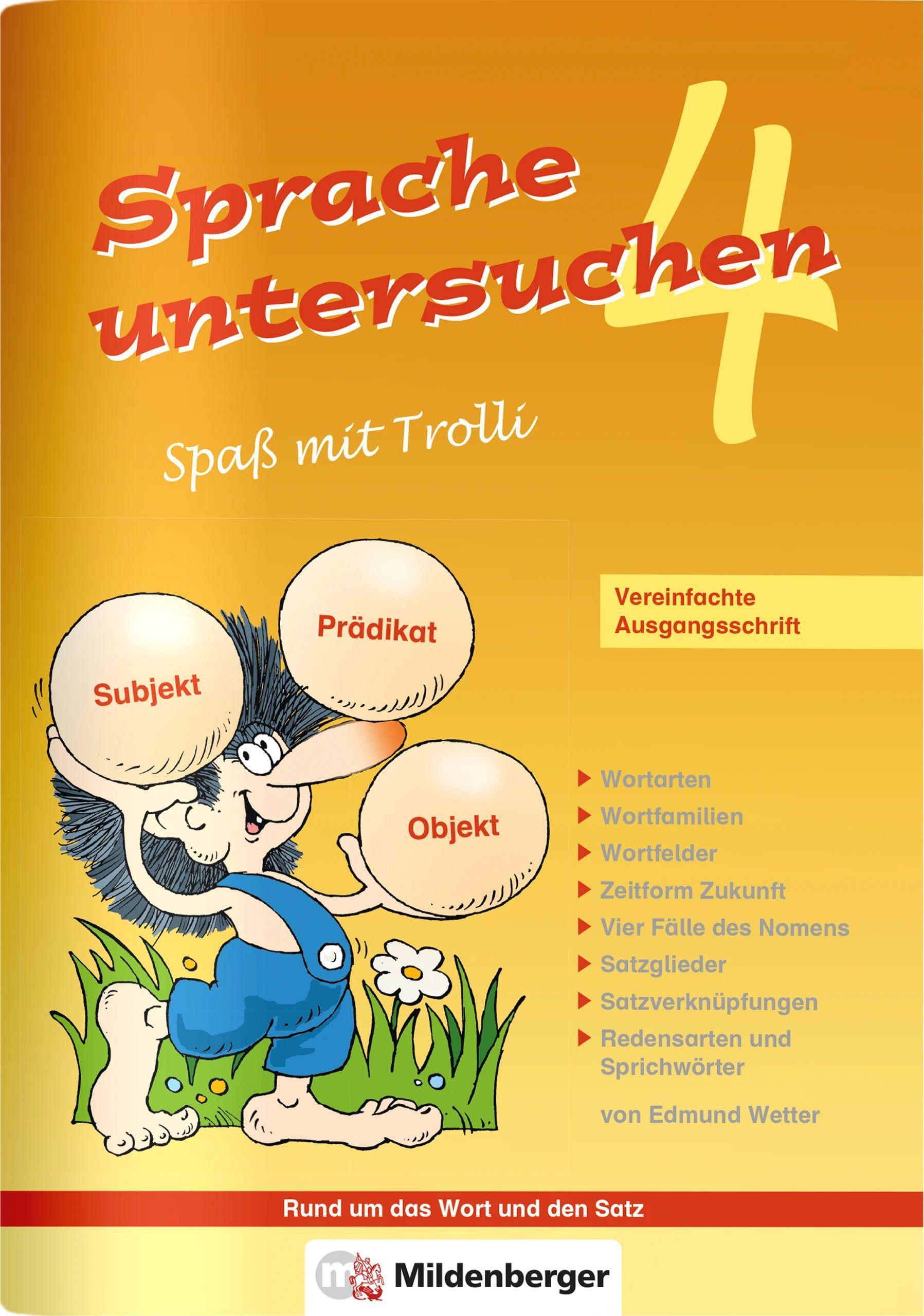 Vorderes Coverbild Sprache untersuchen-Spaß mit Trolli 4