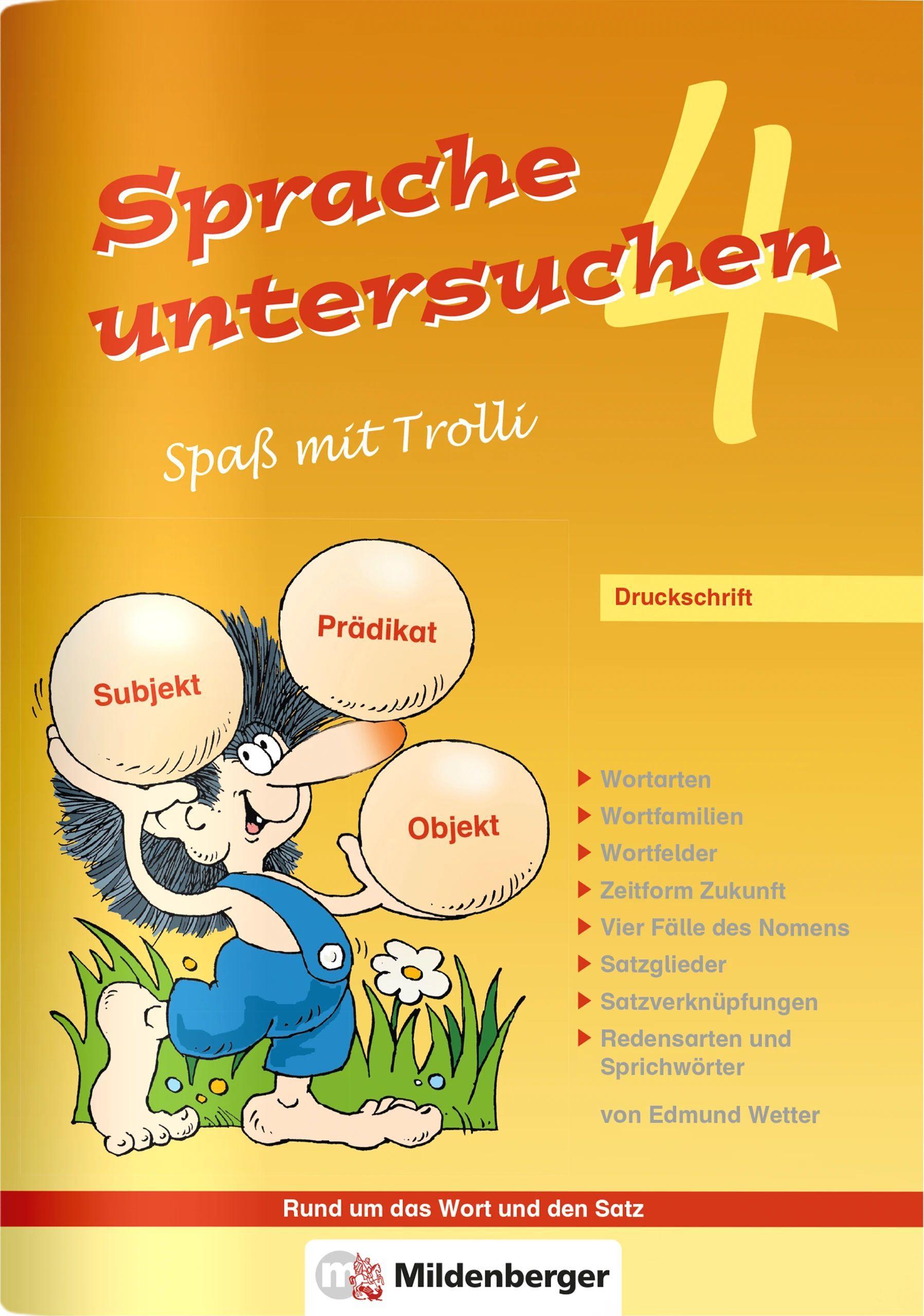 Vorderes Coverbild Sprache untersuchen-Spaß mit Trolli 4