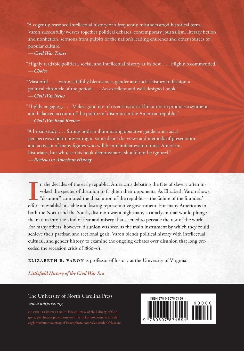 Rückseitencover Disunion!