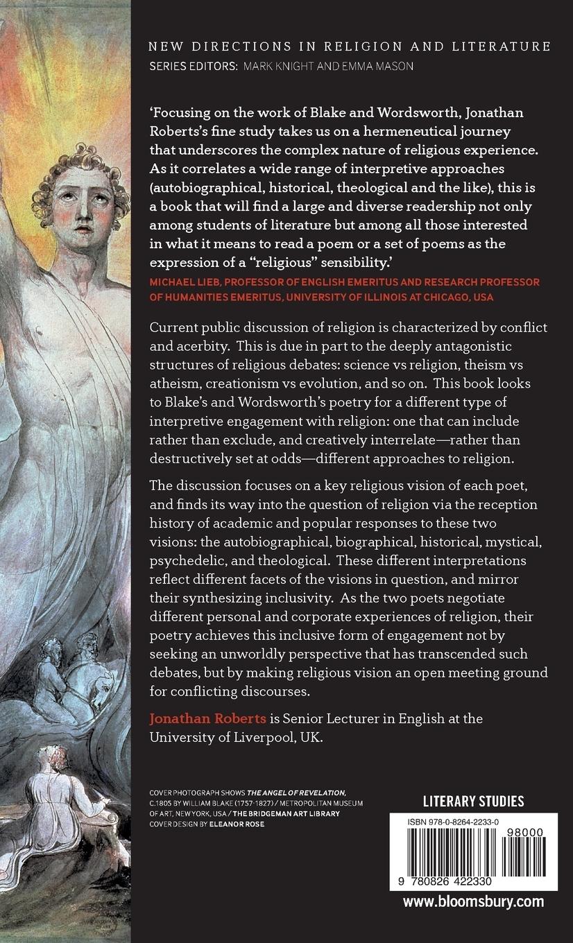 Rückseitencover Blake. Wordsworth. Religion.