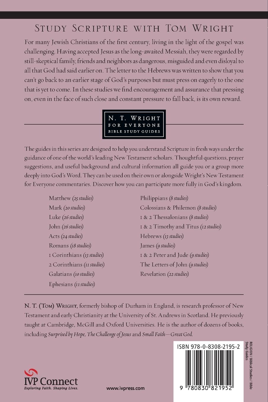 Rückseitencover Hebrews