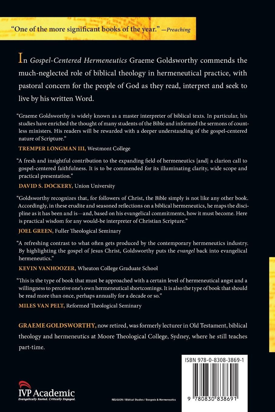 Rückseitencover Gospel-Centered Hermeneutics