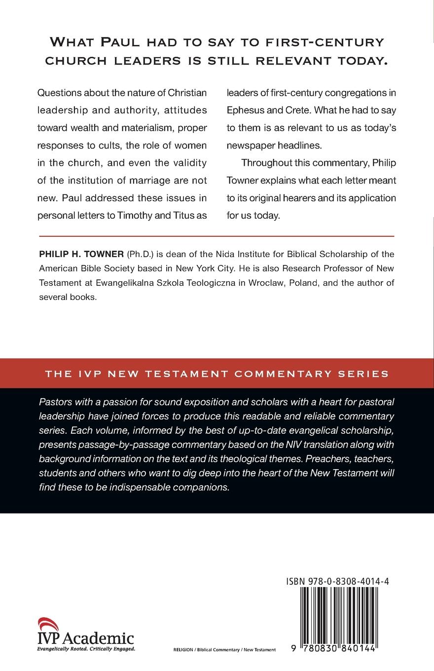 Rückseitencover 1-2 Timothy & Titus