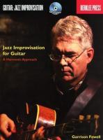 Vorderes Coverbild Jazz Improvisation for Guitar - A Harmonic Approach Book/Online Audio