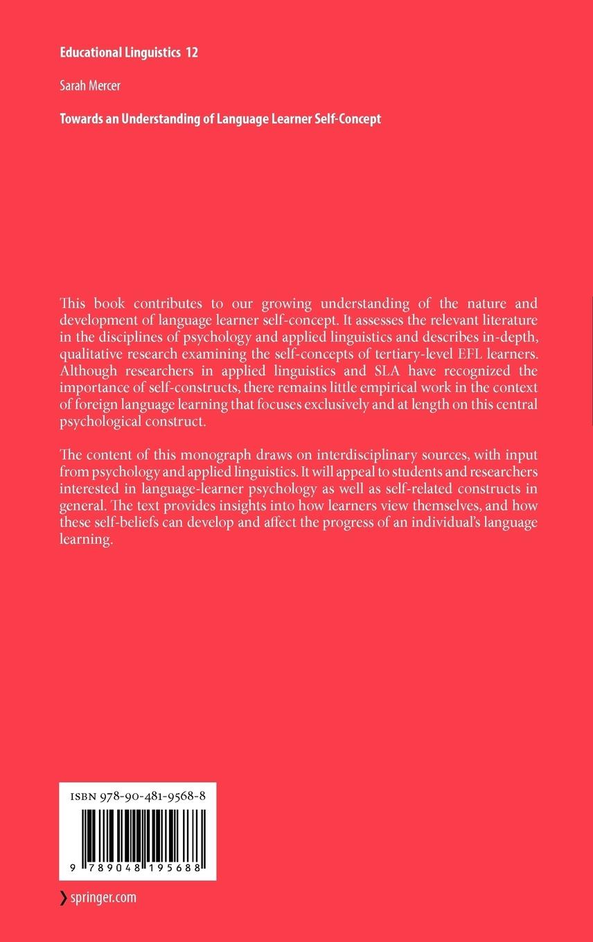 Rückseitencover Towards an Understanding of Language Learner Self-Concept