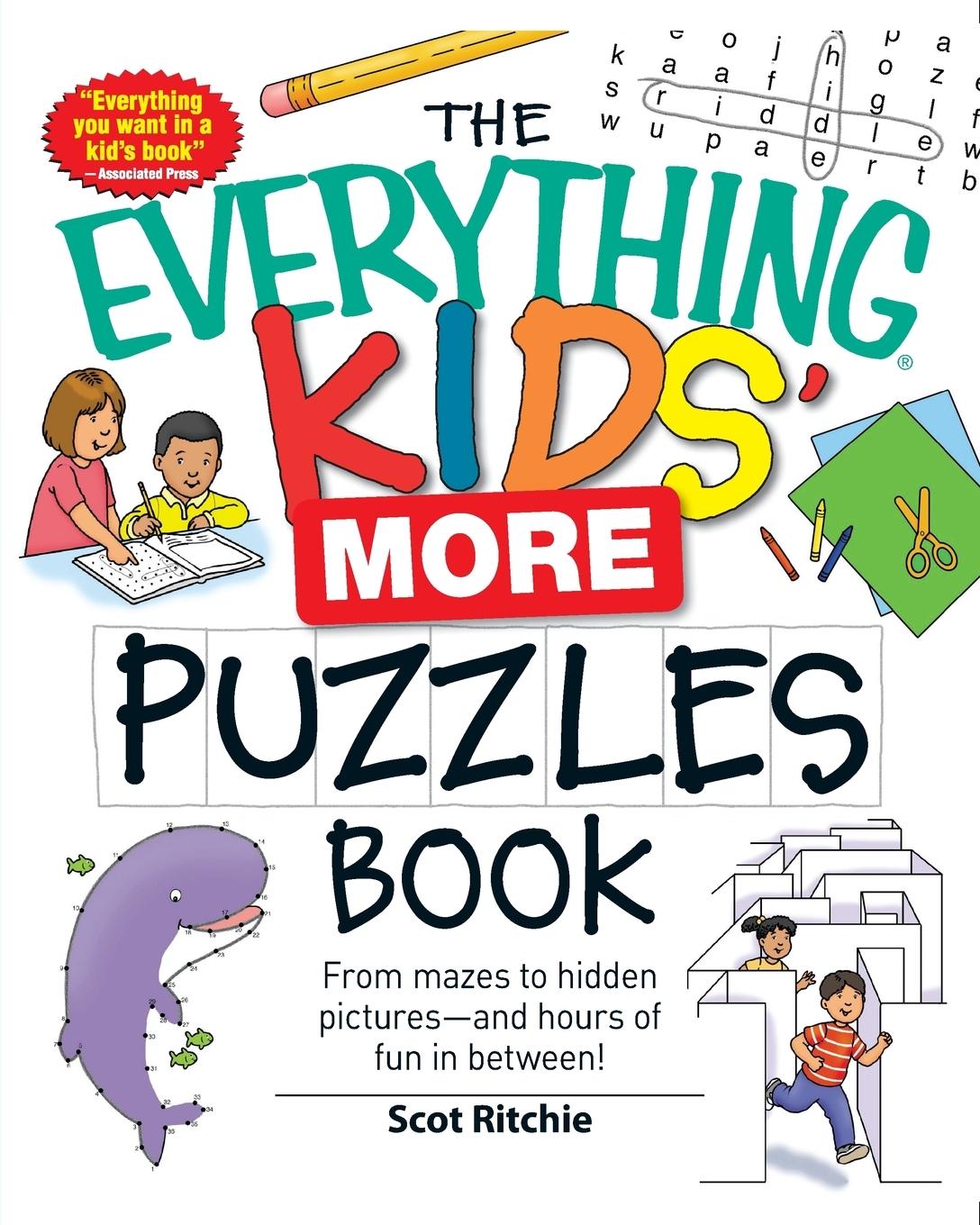 Vorderes Coverbild The Everything Kids' More Puzzles Book