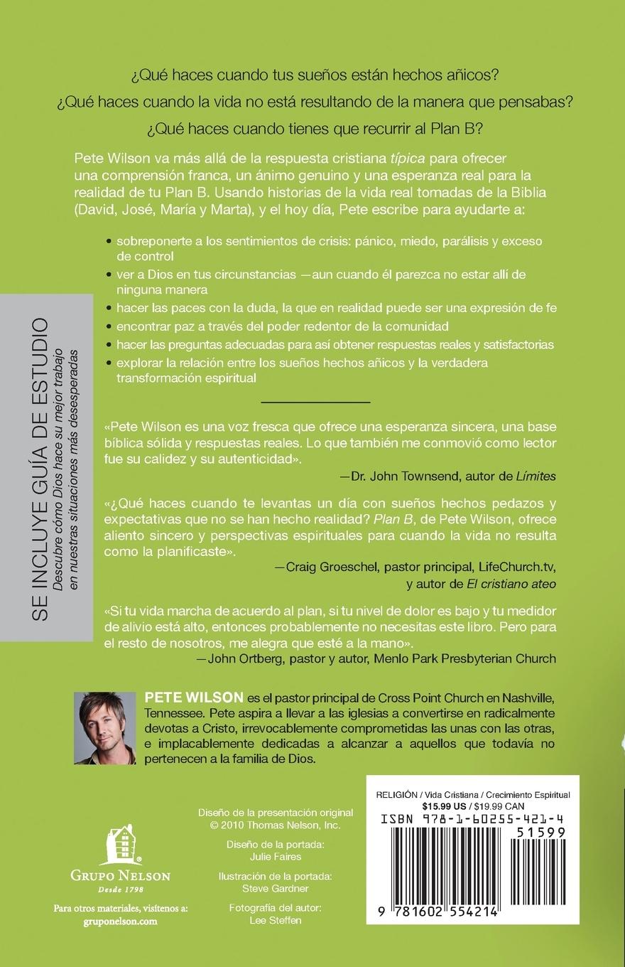 Rückseitencover El Plan B