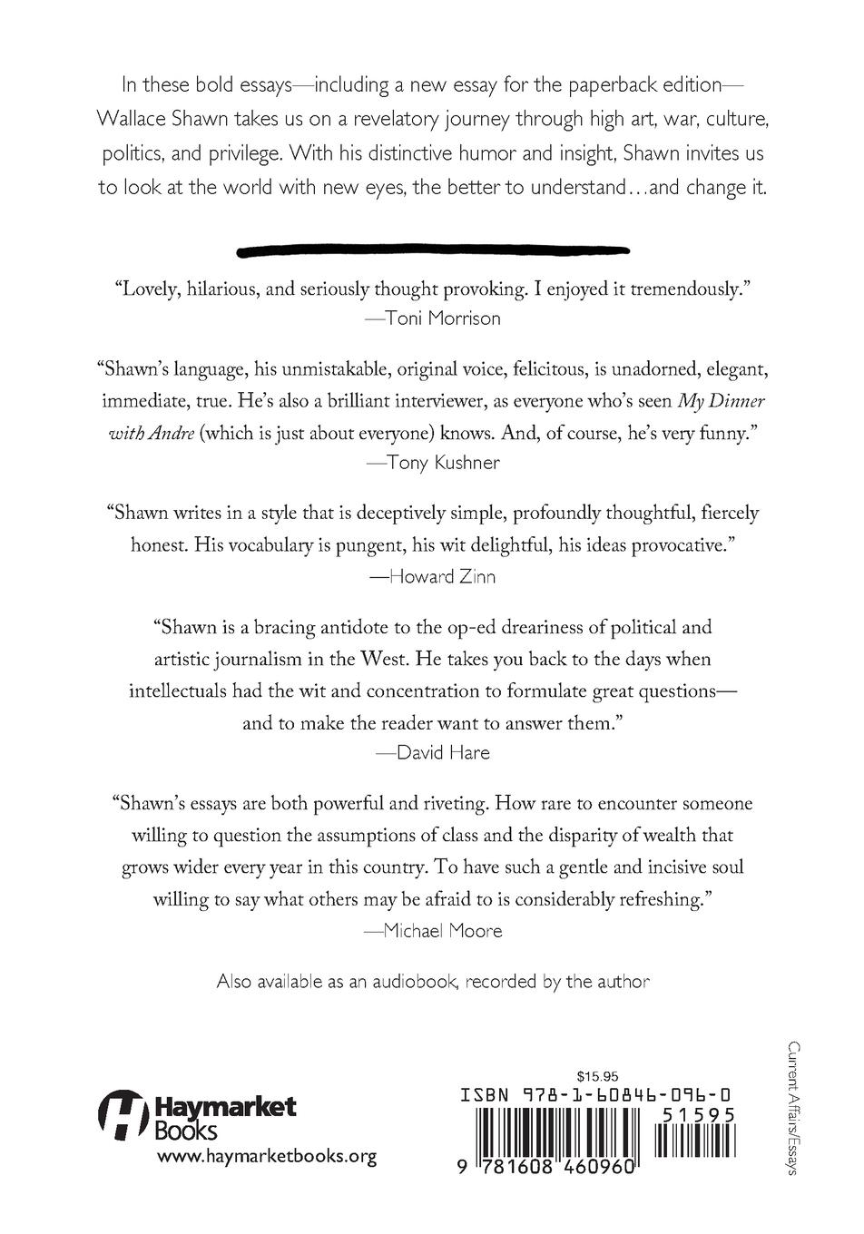 Rückseitencover Essays