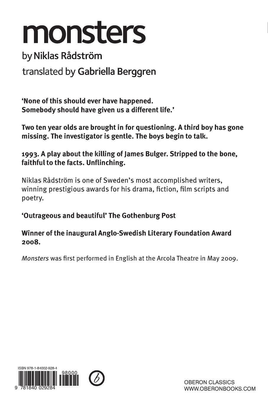 Rückseitencover Monsters