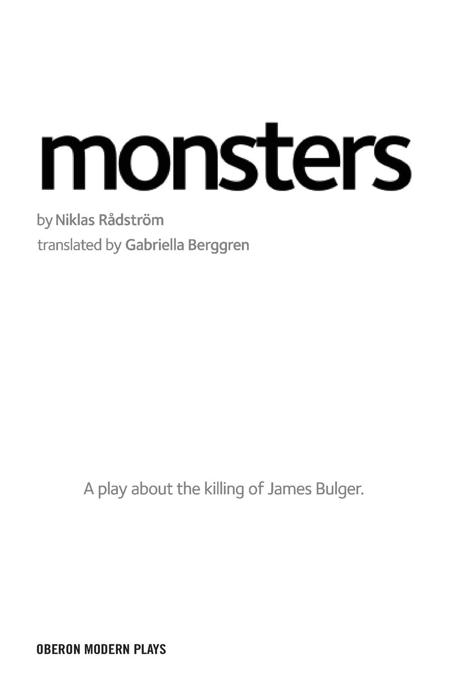 Vorderes Coverbild Monsters