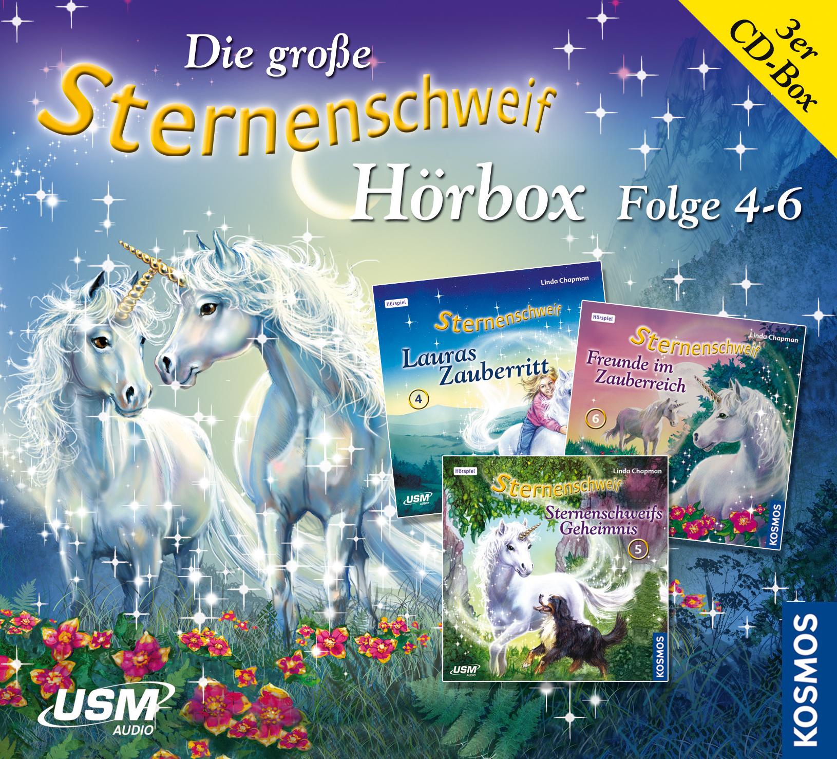 Vorderes Coverbild Sternenschweif Hörbox Folge 4-6