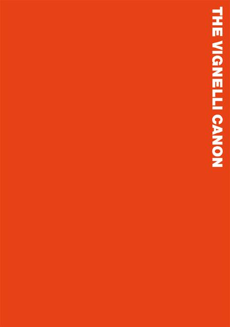 Vorderes Coverbild The Vignelli Canon