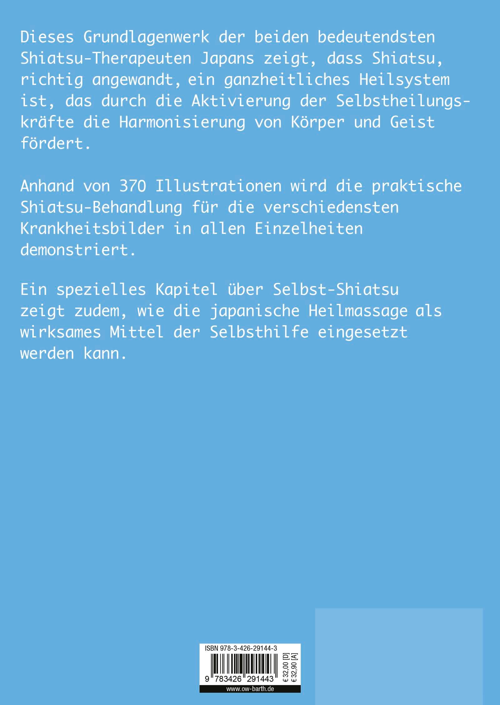 Rückseitencover Das große Buch der Heilung durch Shiatsu