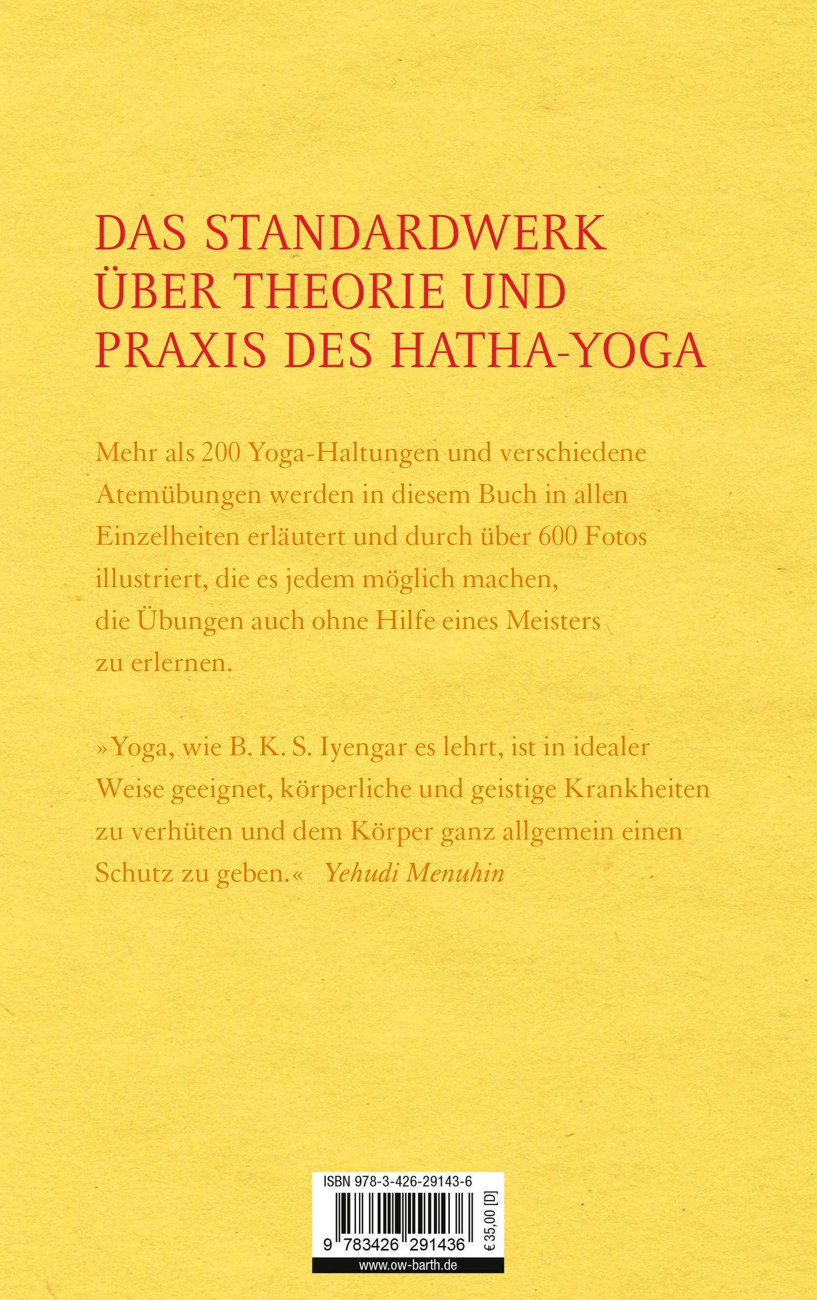 Rückseitencover Licht auf Yoga
