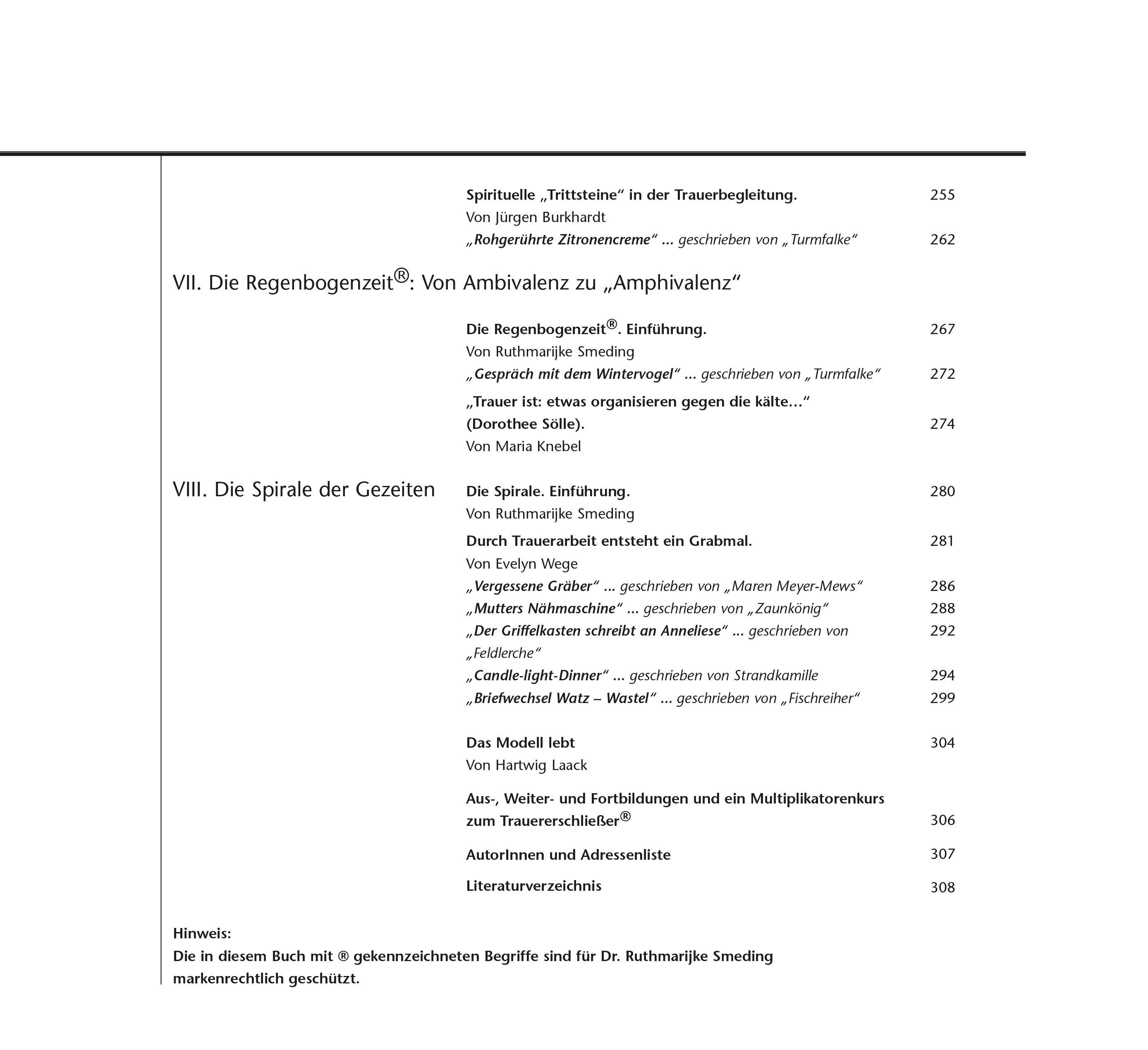 Beispielinhalt (Bild) Trauer erschließen