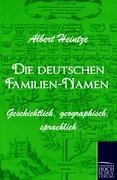 Vorderes Coverbild Die deutschen Familien-Namen