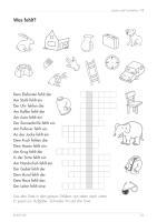 Beispielinhalt (Bild) Lesen und verstehen, 1./2.Schuljahr B