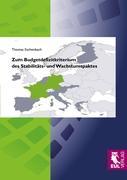 Vorderes Coverbild Zum Budgetdefizitkriterium des Stabilitäts- und Wachstumspaktes