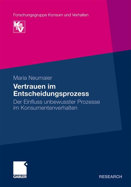 Vorderes Coverbild Vertrauen im Entscheidungsprozess