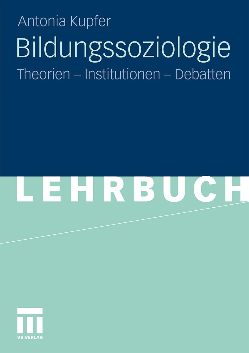 Vorderes Coverbild Bildungssoziologie