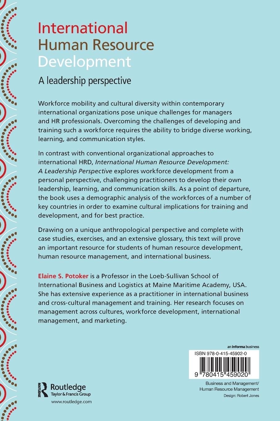 Rückseitencover International Human Resource Development