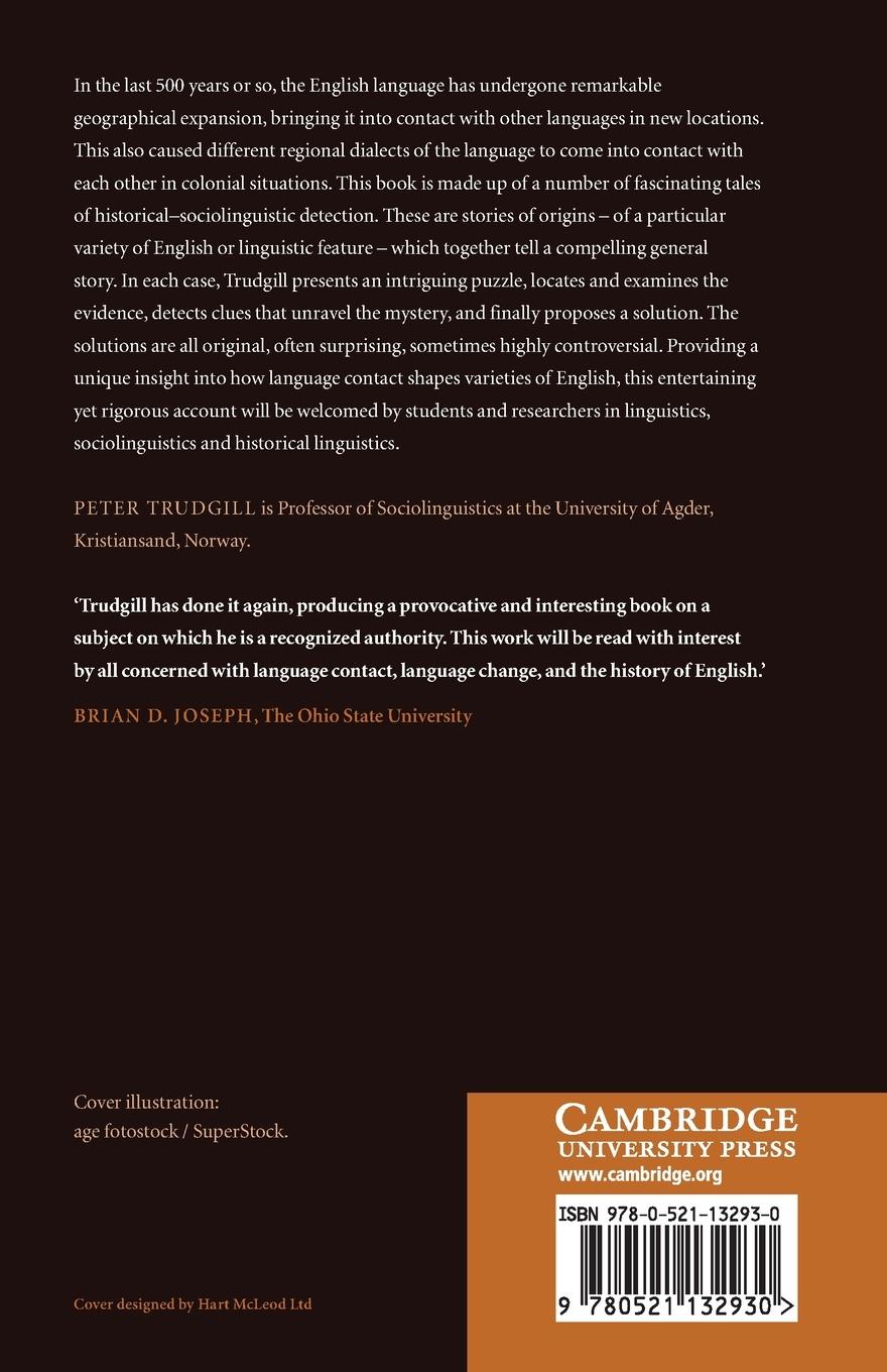 Rückseitencover Investigations in Sociohistorical Linguistics