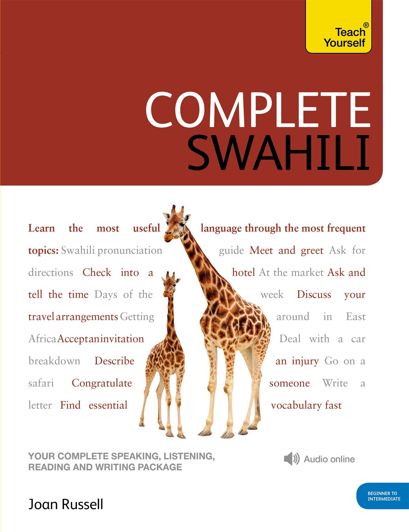 Vorderes Coverbild Complete Swahili Beginner to Intermediate Course