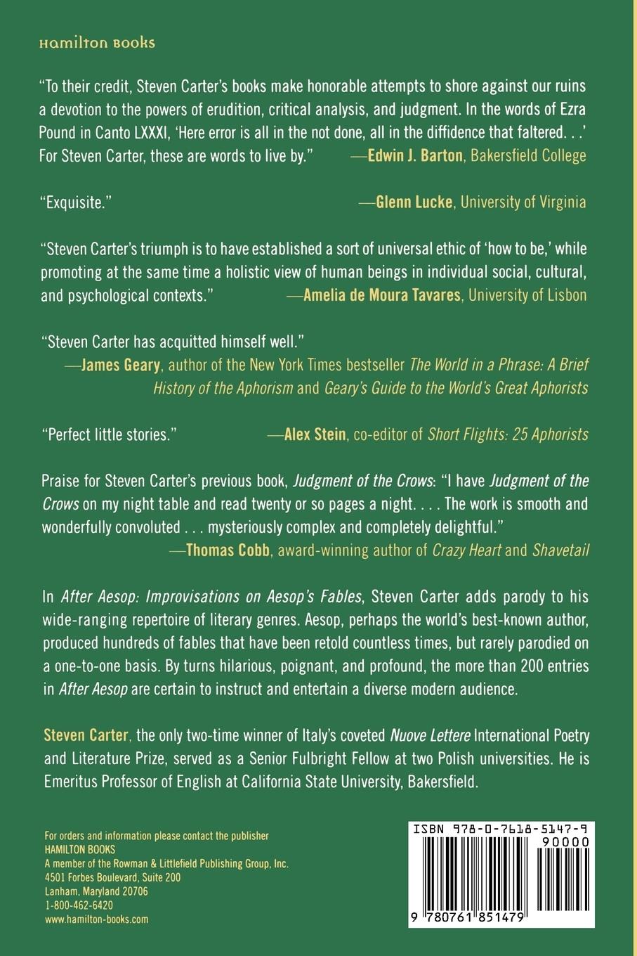 Rückseitencover After Aesop