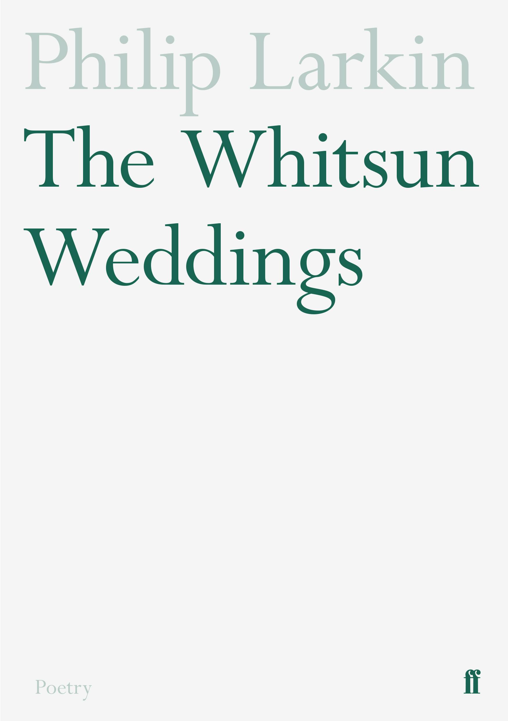 Vorderes Coverbild The Whitsun Weddings