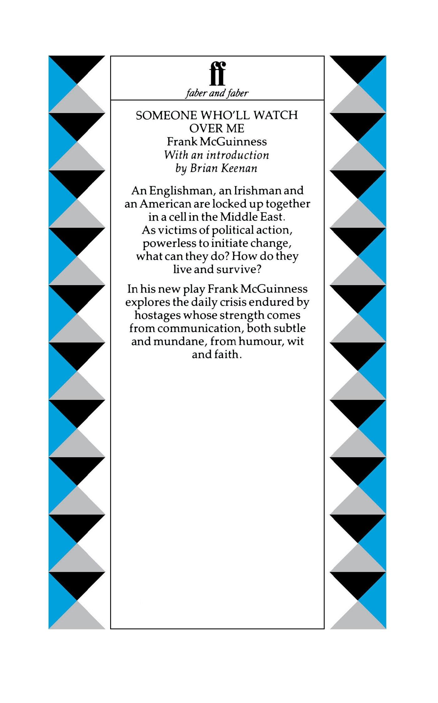 Rückseitencover Someone Who'll Watch Over Me