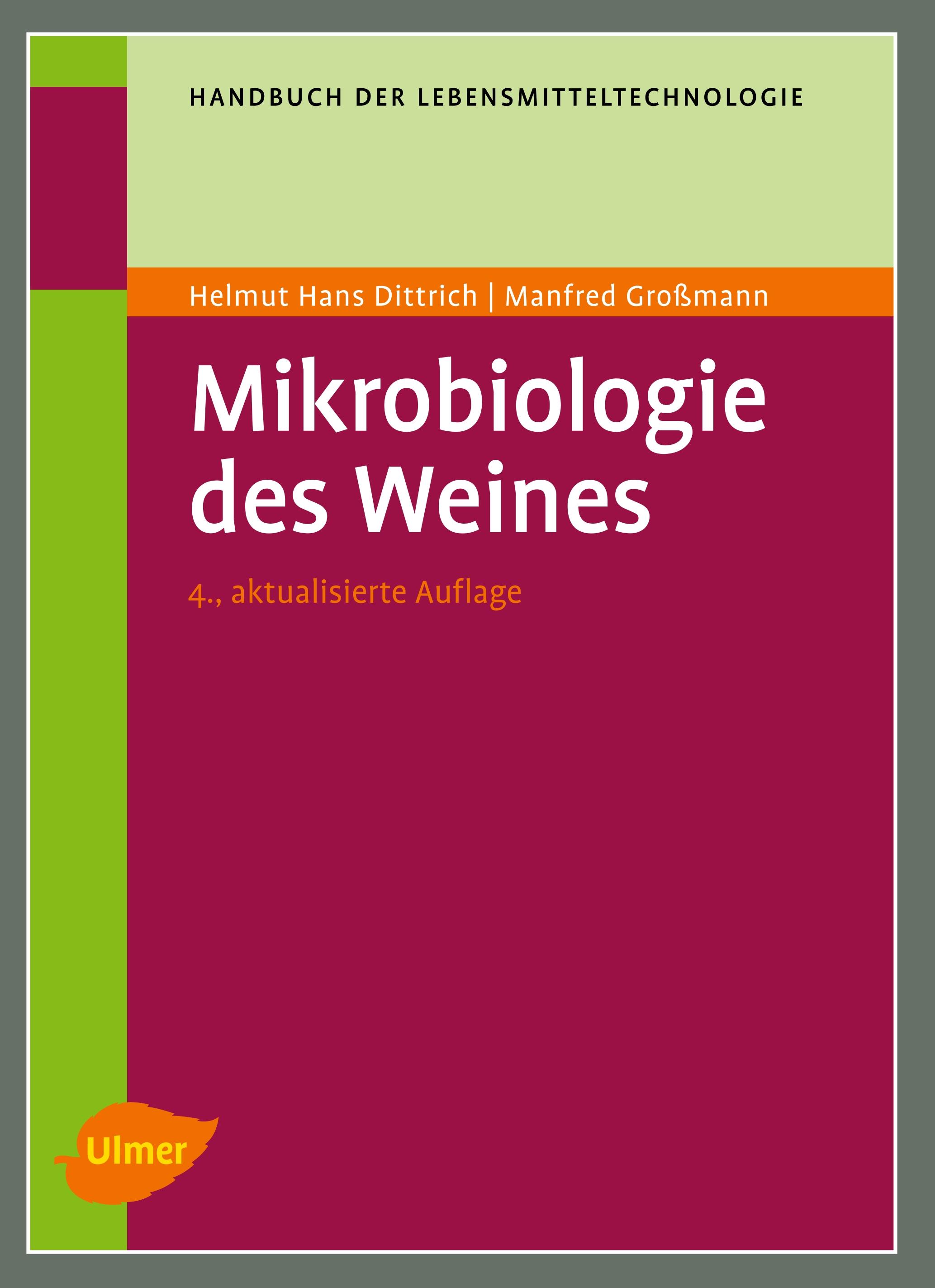 Vorderes Coverbild Mikrobiologie des Weines