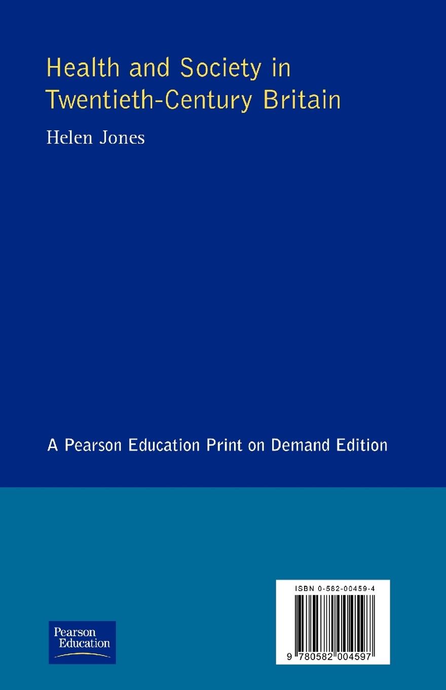 Rückseitencover Health and Society in Twentieth Century Britain