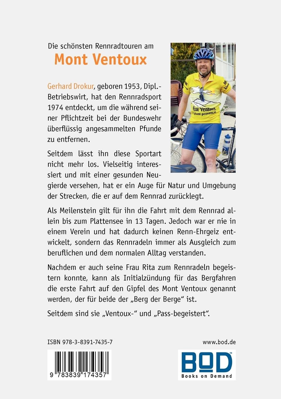 Rückseitencover Die schönsten Rennradtouren am Mont Ventoux