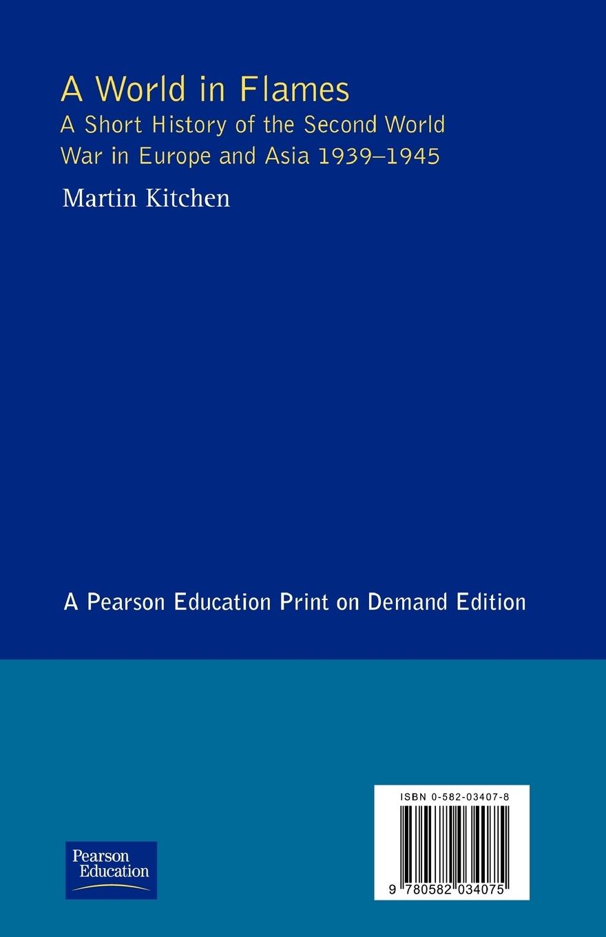 Rückseitencover A World in Flames