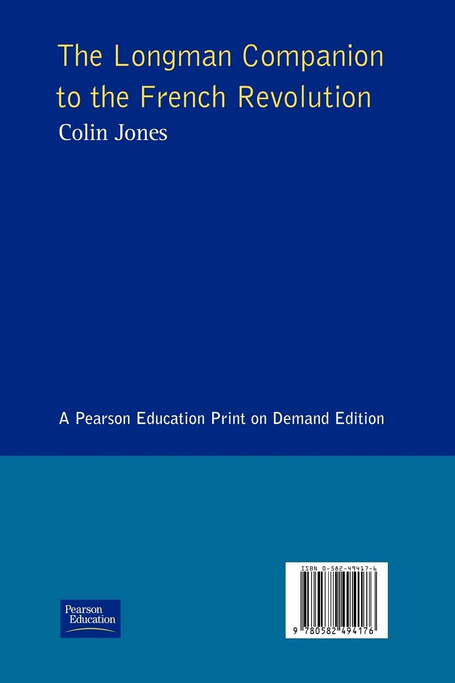 Rückseitencover The Longman Companion to the French Revolution