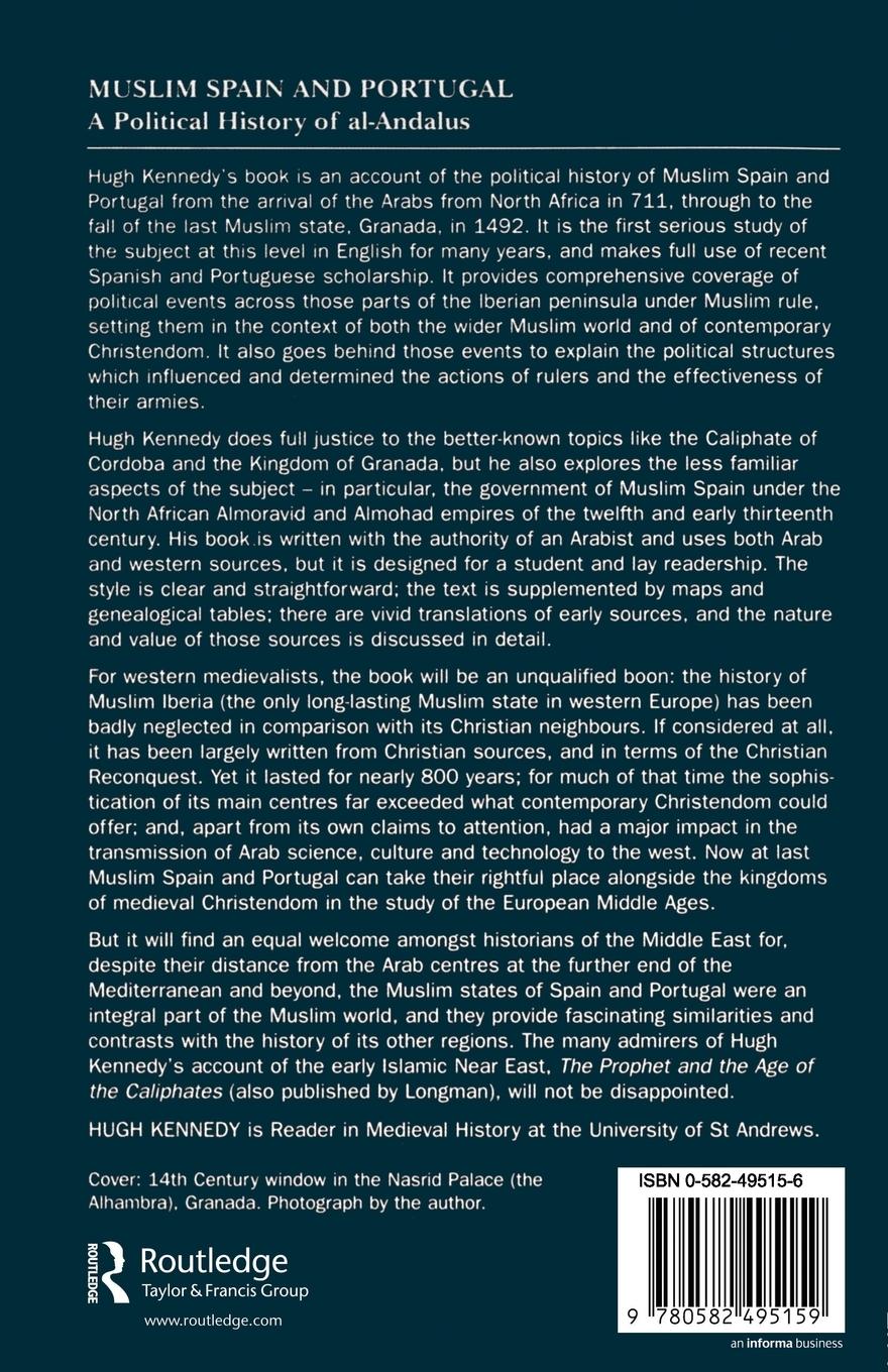 Rückseitencover Muslim Spain and Portugal