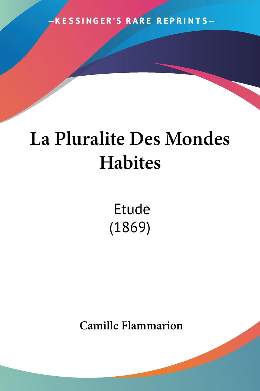Vorderes Coverbild La Pluralite Des Mondes Habites